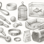 pet_supplies_pencil_drawing_more_items